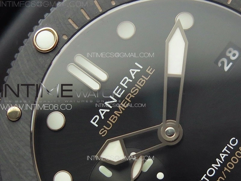 PAM1070 W VSF 1:1 Best Edition Black Dial on Black Rubber Strap P.900 Super Clone